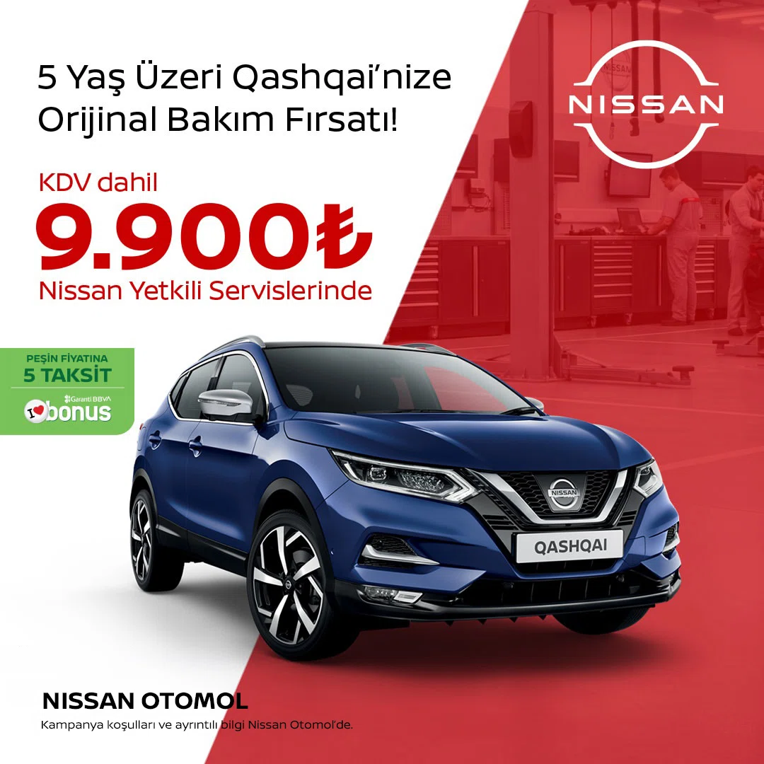 Nissan Qashqai Eylül Ayı Bakım Kampanyası