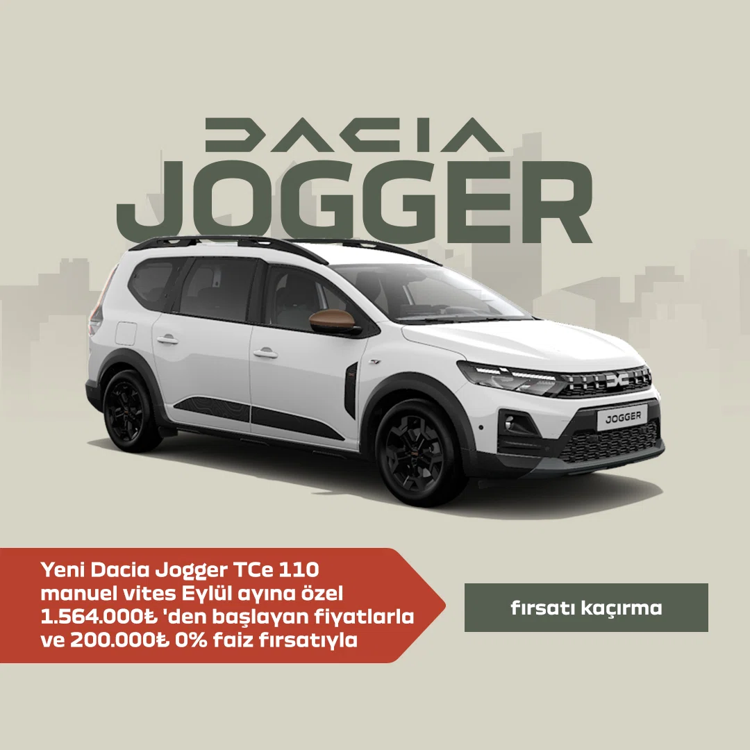 Dacia Jogger Eylül Ayı Kampanyası