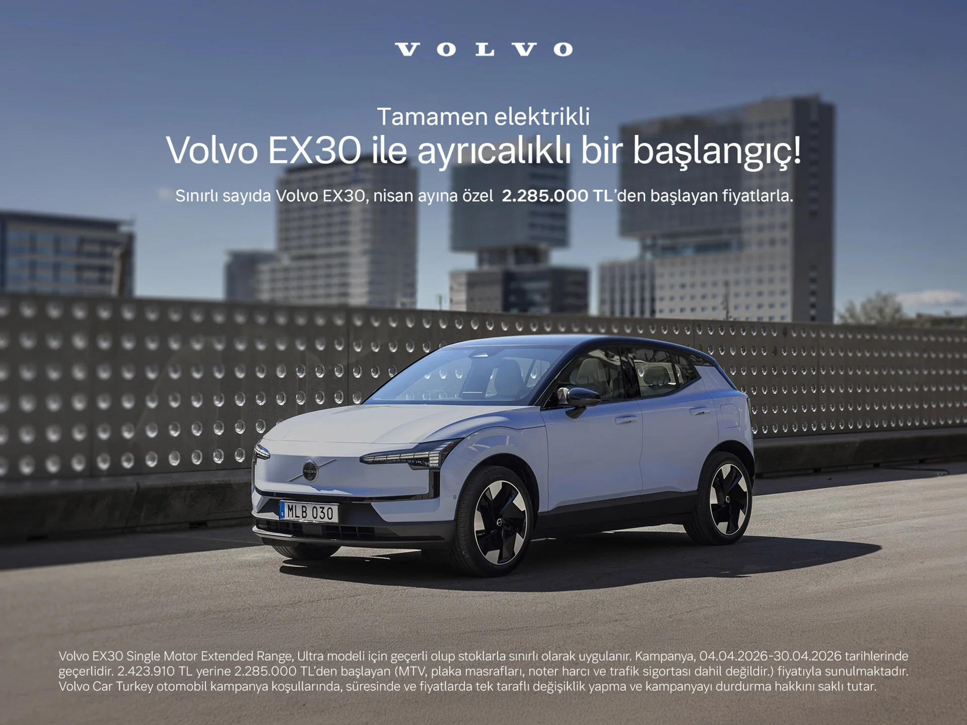 Volvo EX30 Kampanya